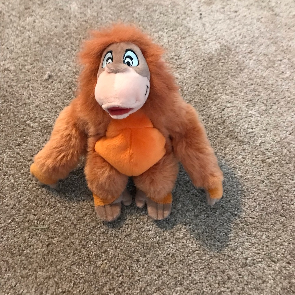 Disney king Louis the jungle book plush doll Walt Disney World 6”